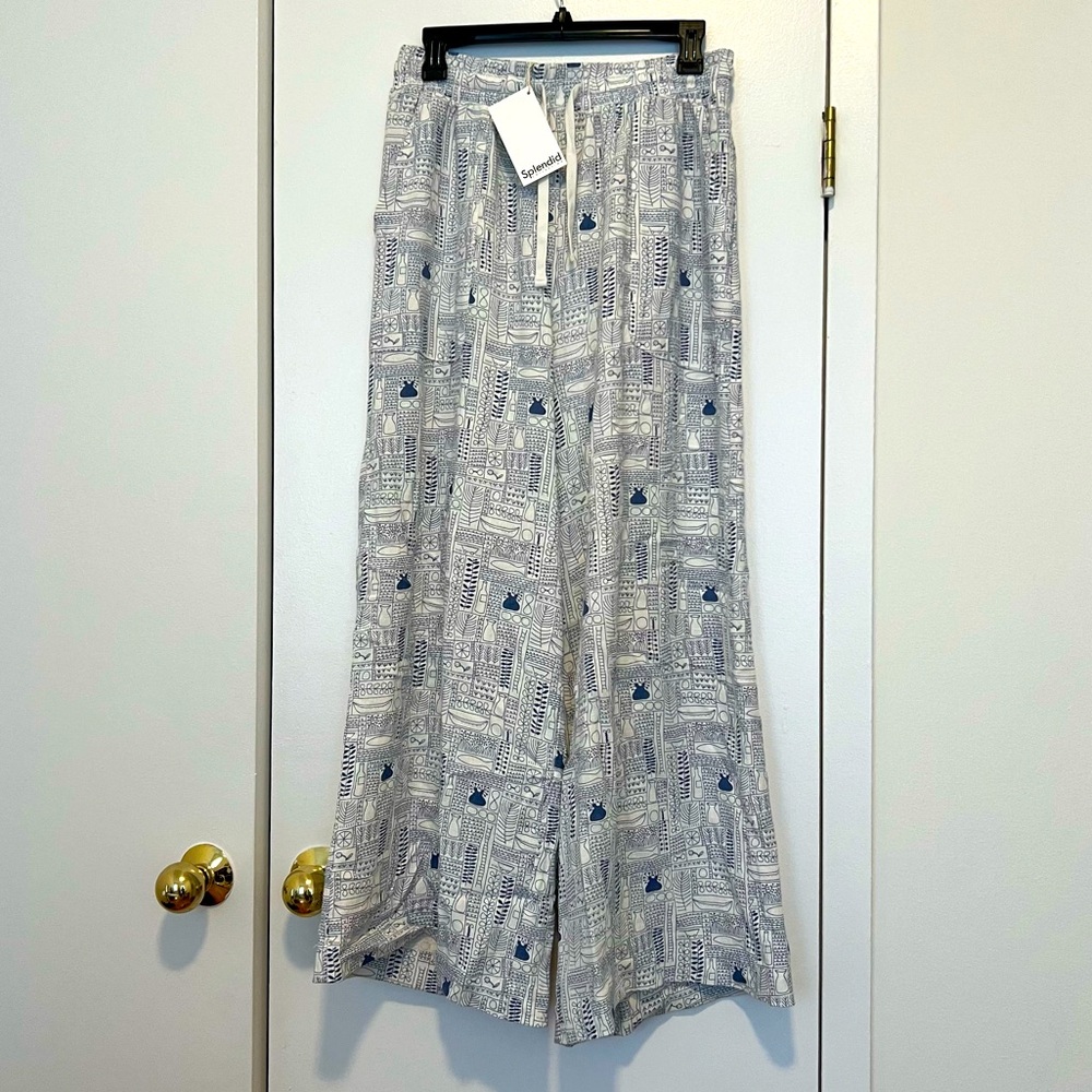 NWT - Splendid linen pants w/ drawstrings